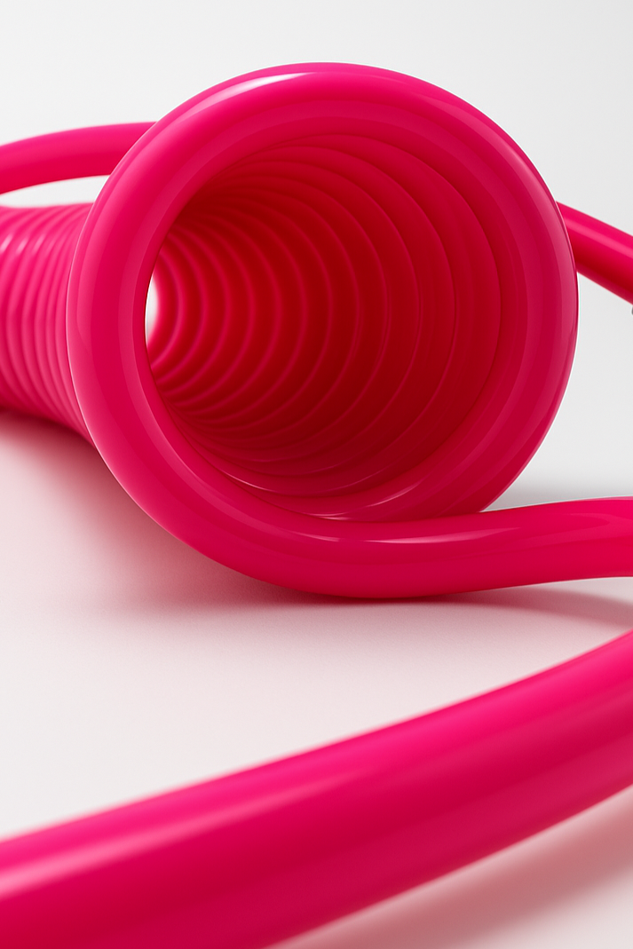 Pink PU Recoil Hose for Auto Repair and Pneumatic Tools Pink PU Recoil Hose for Auto Repair and Pneumatic Tools