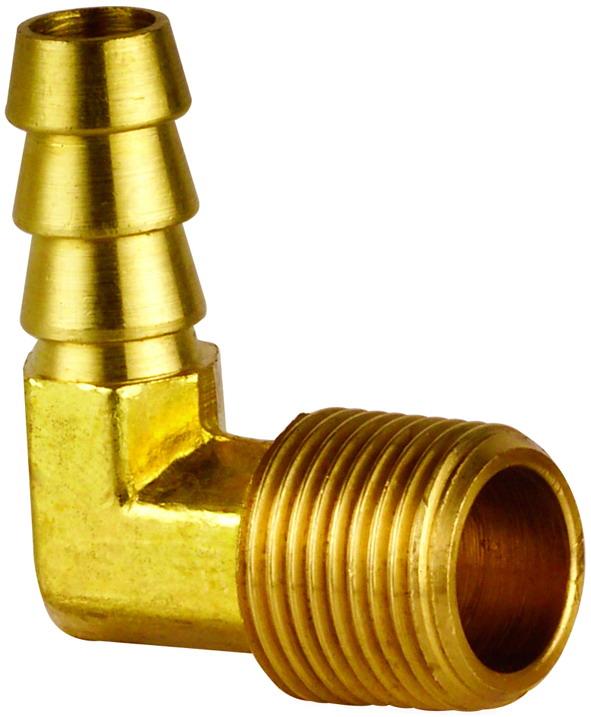 Brass Fitting Male Elbow Insert LH series