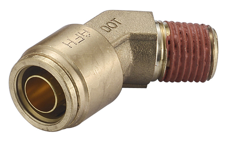 DOT Push-in Fitting 45° Swivel Male Elbow S54 Series