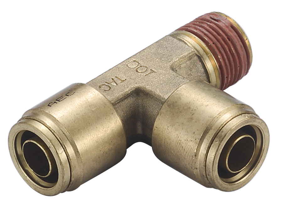 DOT Push-in Fitting Swivel Male Run Tee S71 Series