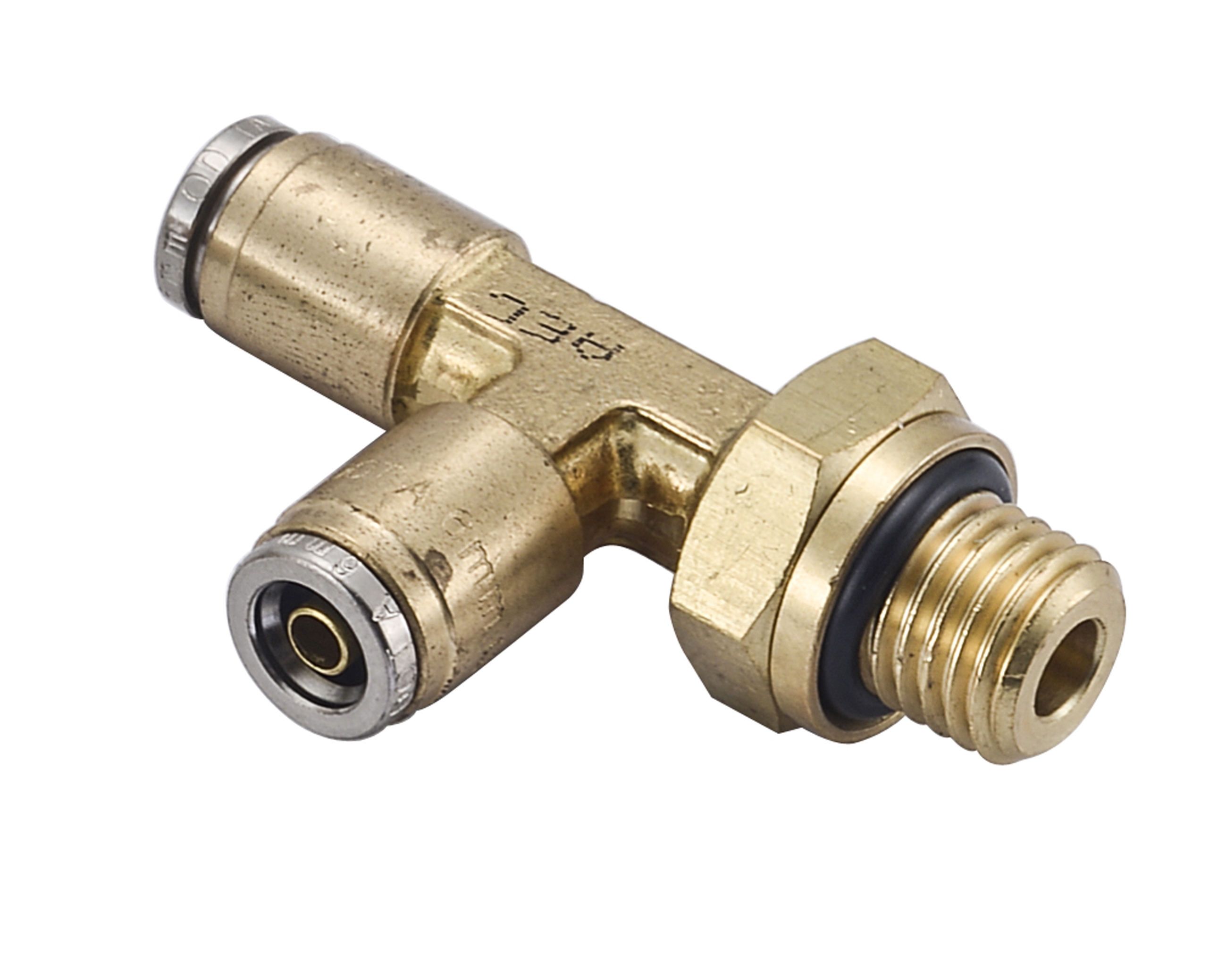 DOT Push-in Fitting Swivel Male Run Tee MS71 Series