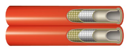 Hypretex Hydraulic Hose series SAE 100R7 Twin- Line Non-Conductive